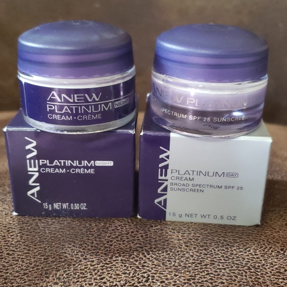 Anew Platinum Cream duo (day & night) travel size